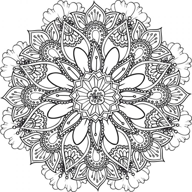 Mandala A Colorier Bestof Image Retrouvez Deux Nouveaux Coloriages Des Mandalas Floraux