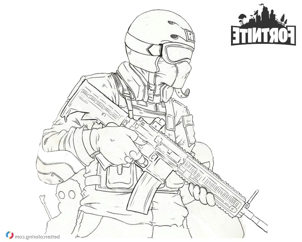 fortnite coloring pages fanart character drawing