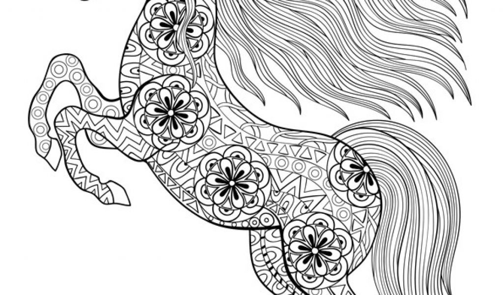 coloriage pegase licorne imprimer dessin d un mandala de licorne debout colorier