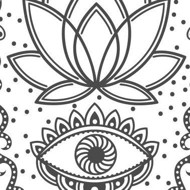 stickers zen main de fatma lotus 412