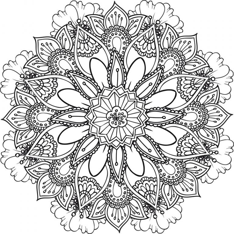 Mandalas à Colorier Luxe Image Coloriage Mandalas à Imprimer Créapassions
