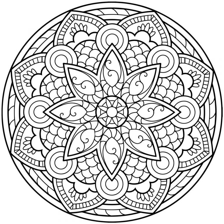 Mandalas à Imprimer Gratuit Nouveau Image Mandala Coloring