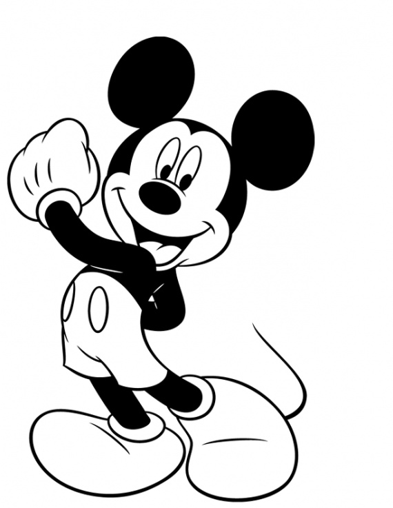 coloriage mickey mouse