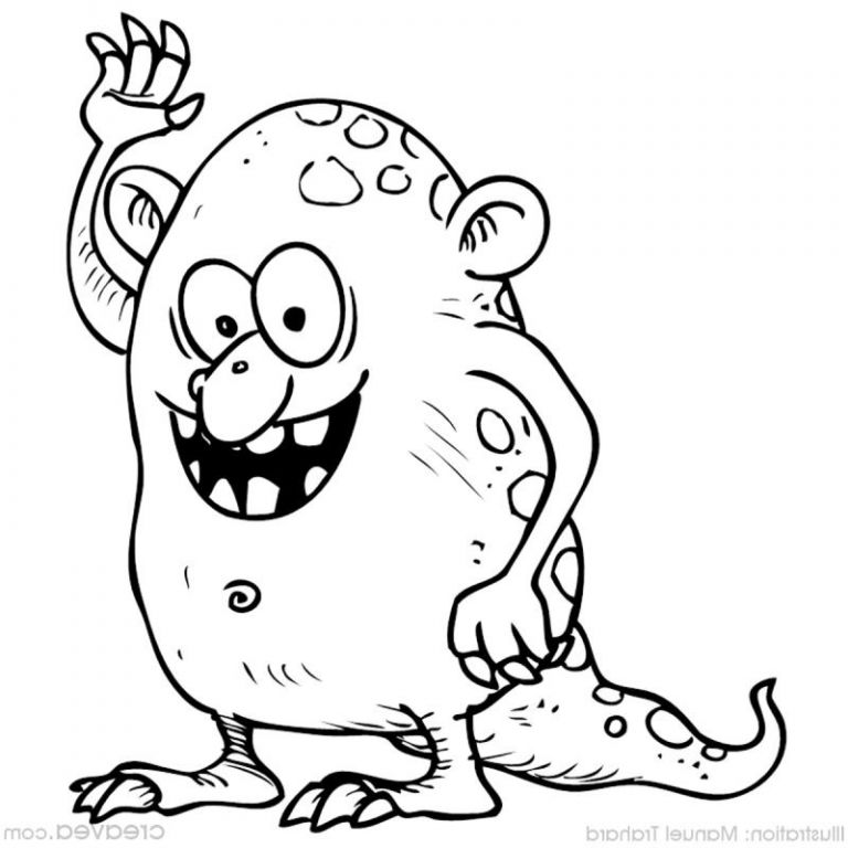 Monstres Dessins Beau Images Coloriage Monstre Idées Conseils Et Tuto Coloriage