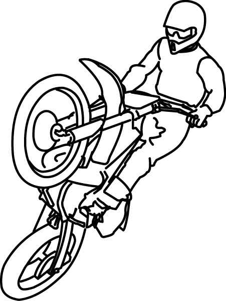 dessin moto gendarmerie