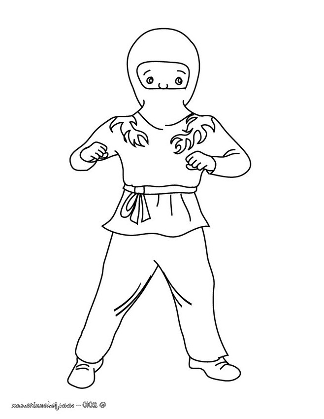 dessin ninja facile