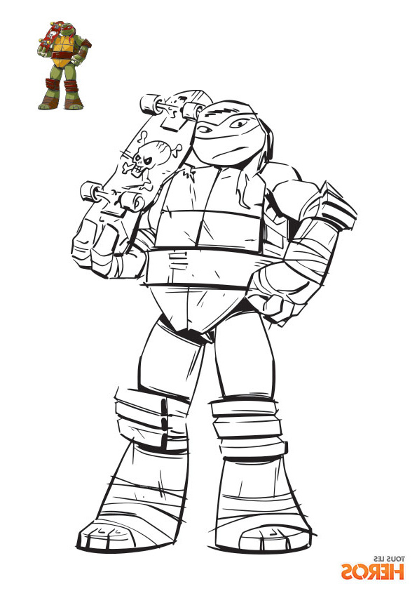 coloriages tortues ninja