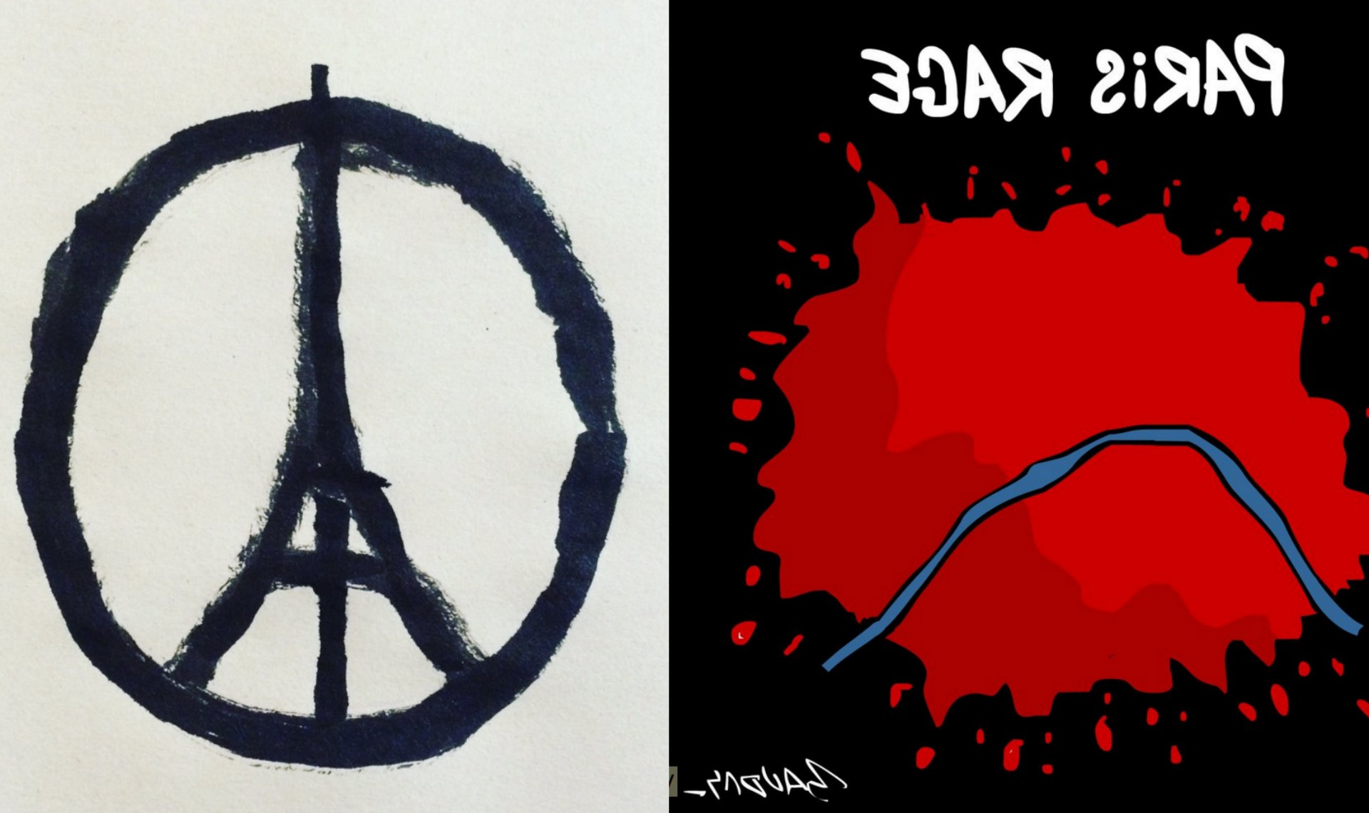 dessins messages hommage attentat 13 novembre bordel