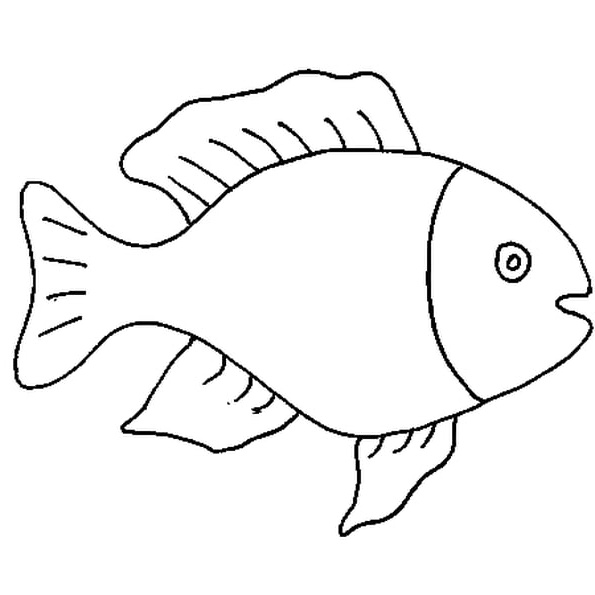 poisson d avril coloriage