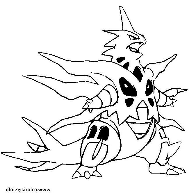 pokemon mega evolution tyranocif coloriage dessin
