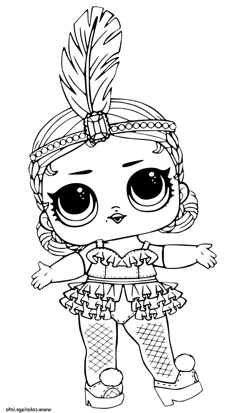 showbaby glamour doll coloriage dessin
