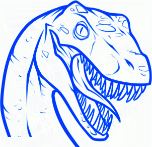 ment dessiner un dinosaure raptor 801