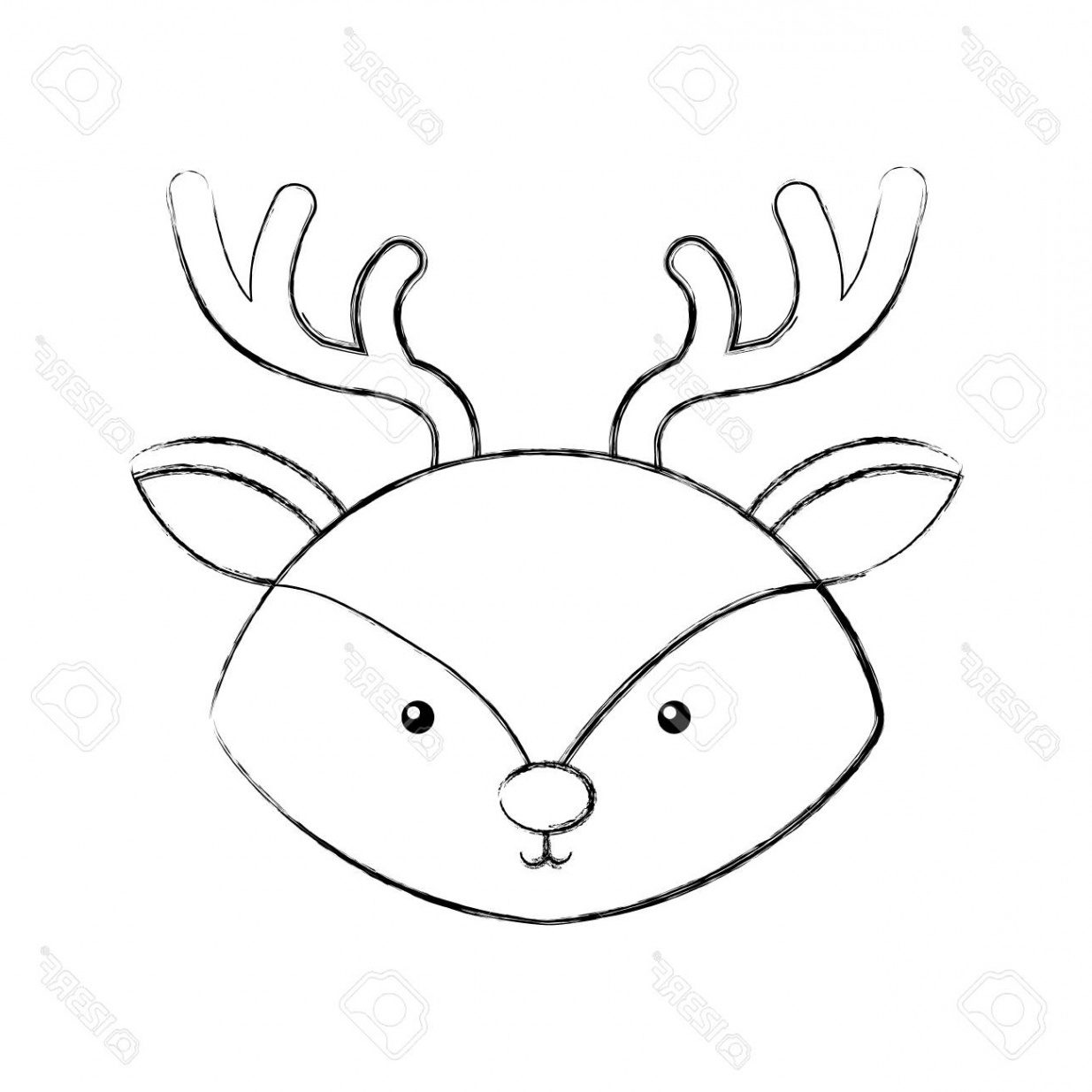 coloriage renne caribou coloriages a imprimer gratuits innen regarding dessin rennes animal