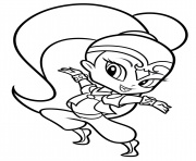 shimmer et shine halloween pack coloriage