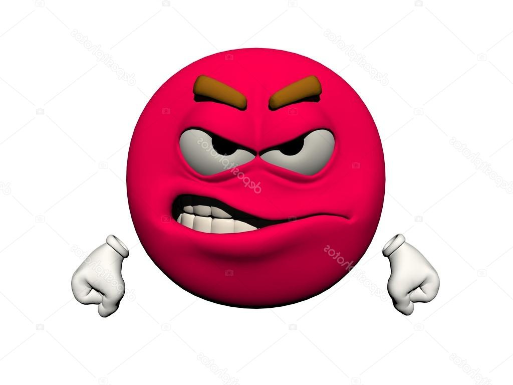 stock photo emoticon angry