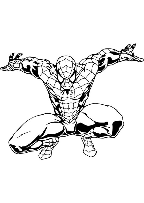 coloriage spiderman le film