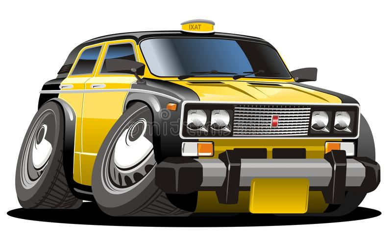 image stock taxi de dessin animé de vecteur image