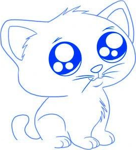 dessiner un chat de dessin anime 5