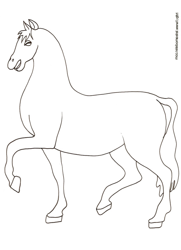 coloriage chevaux