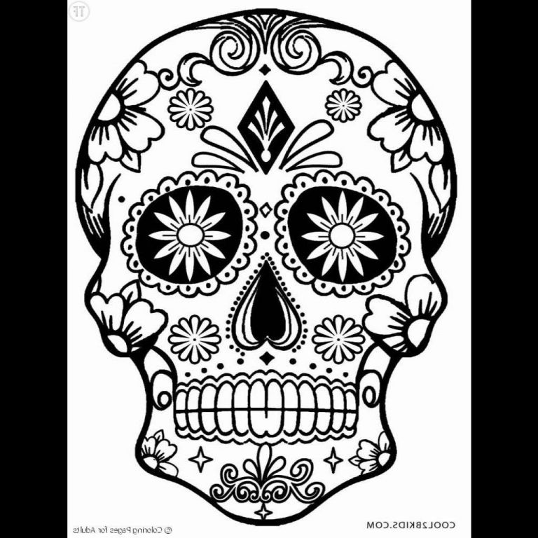 Tete De Mort A Colorier Cool Image 80 Coloriage Tete De Mort A Imprimer