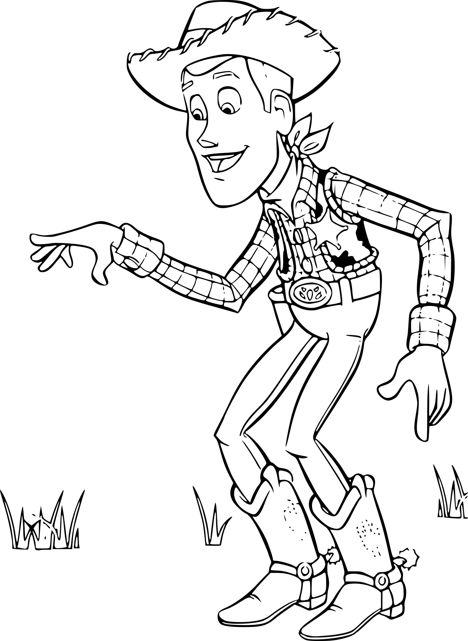 coloriage woody toy story
