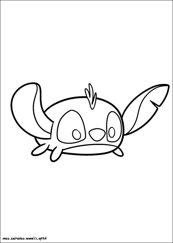 stitch tsum coloring pages sketch templates
