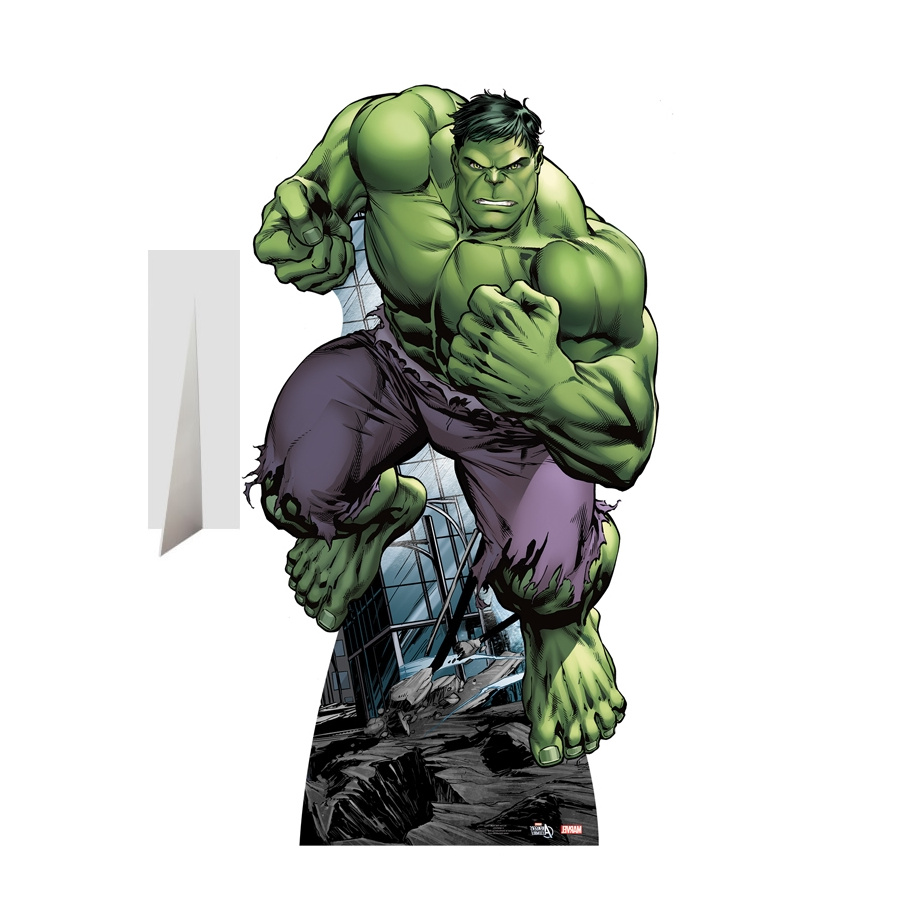 Hulk en carton taille reelle