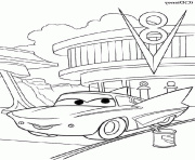 jackson storm from cars 3 disney coloriage dessin