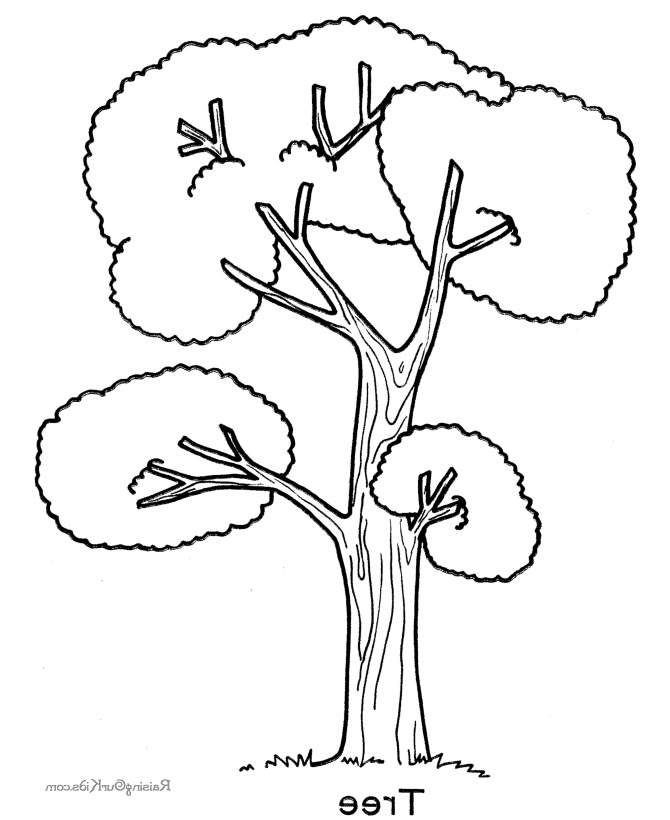 007 tree coloring picture