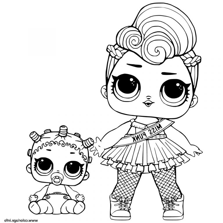 Coloriage Lol Surprise A Imprimer Gratuit Inspirant Photos Coloriage Lol Surprise and Lil Sisters Jecolorie