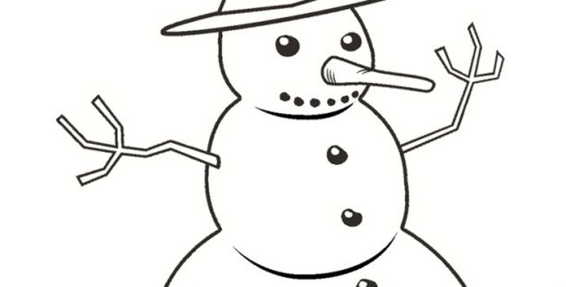 bonhomme de neige dessin facile nouveau stock coloriage bonhomme de neige 20 dessins