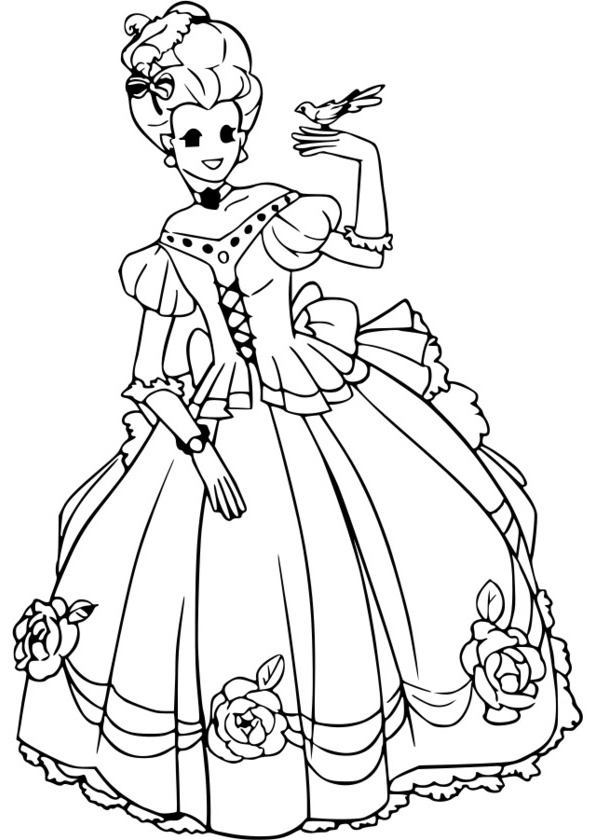 coloriage princesse peach a colorier