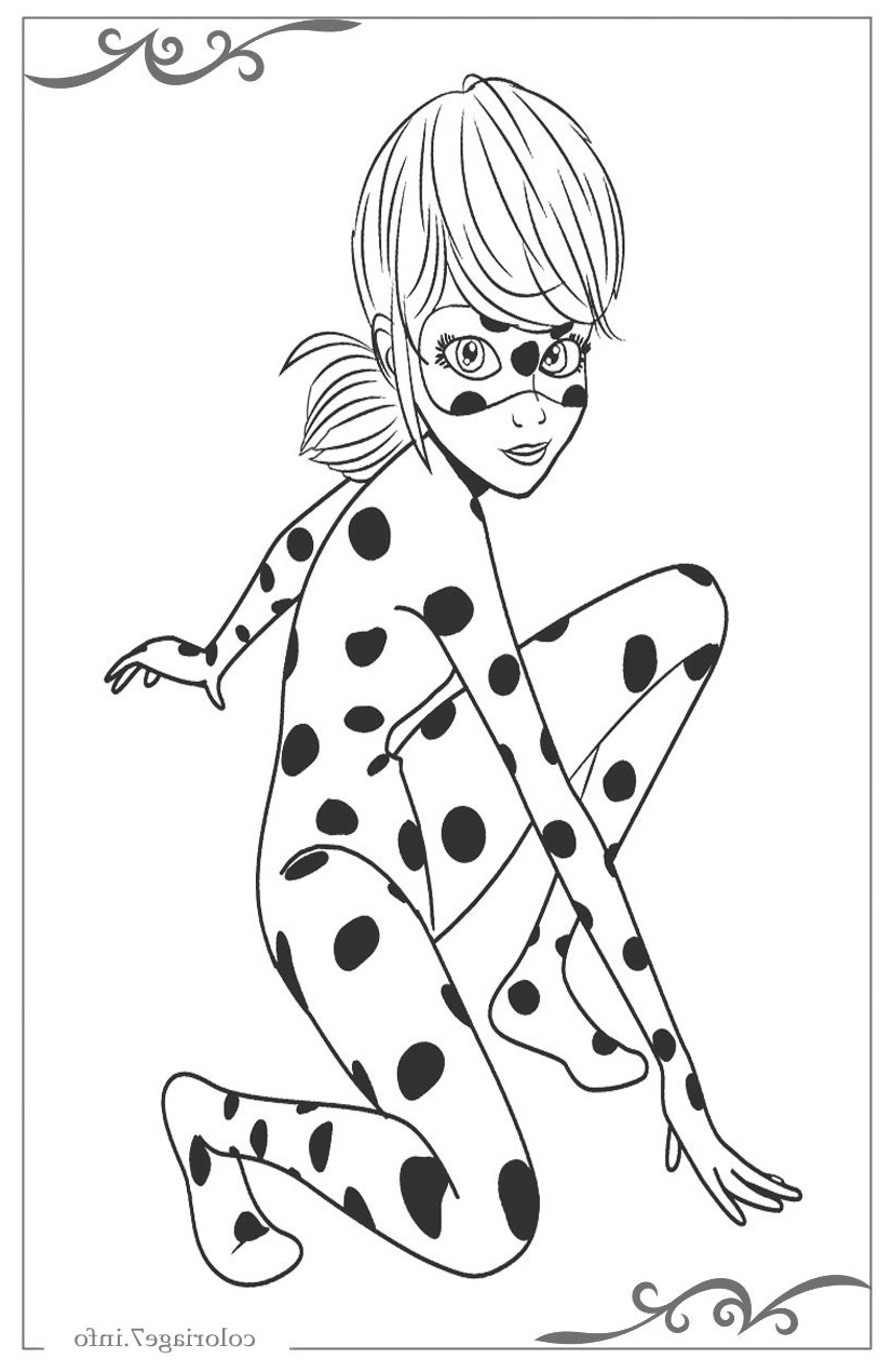 Miraculous les aventures de Ladybug et Chat Noir coloriage 9