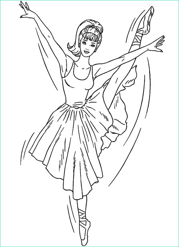 ballerina girl costume coloring pages