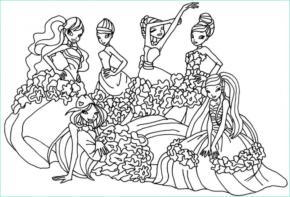 easy winx club coloring pages for preschoolers 9iz28