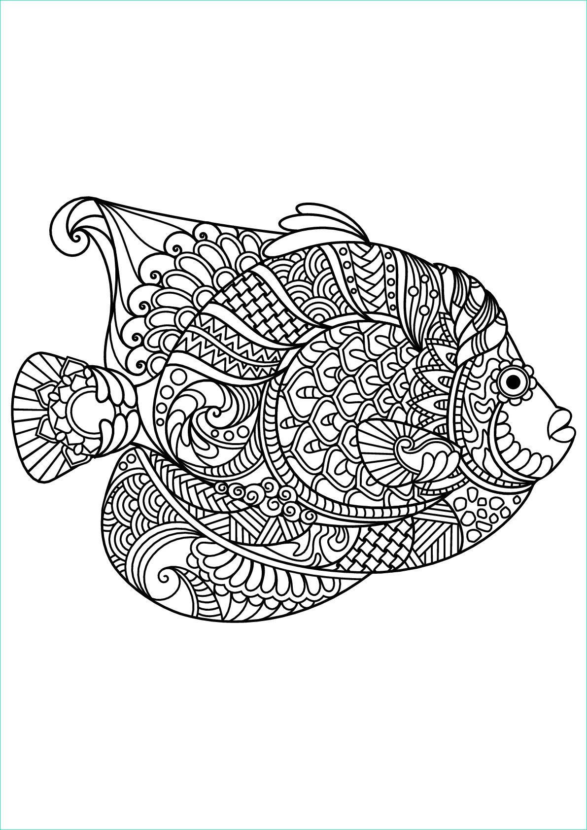 image=fishes coloring free book fish 1