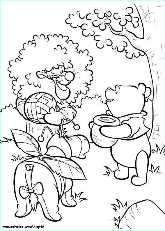 5251 Coloriages Winnie ourson