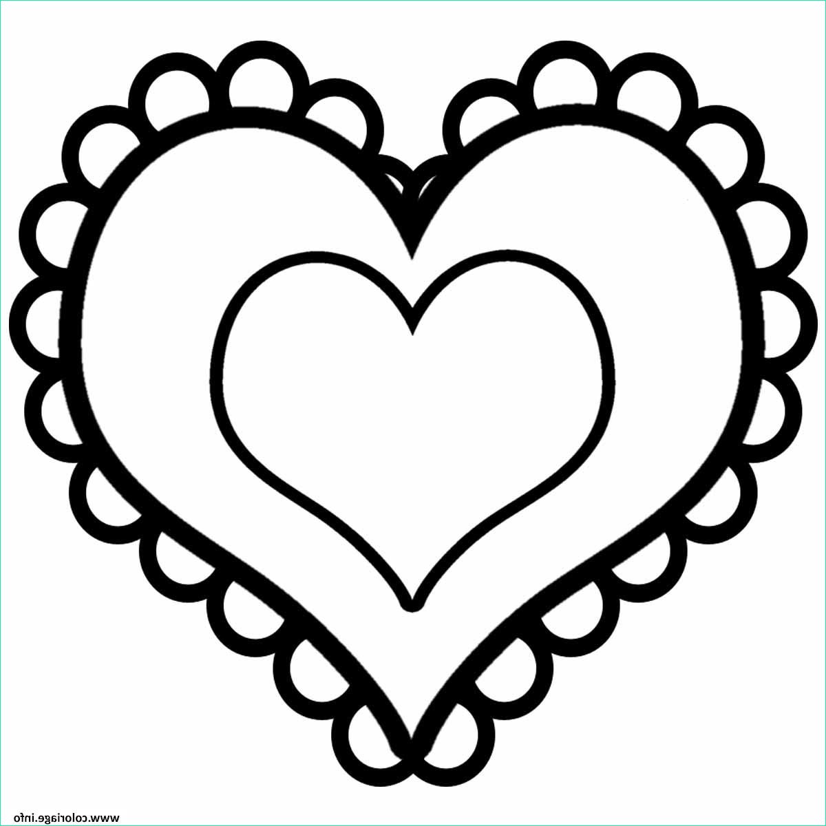 coeur saint valentin 15 coloriage dessin