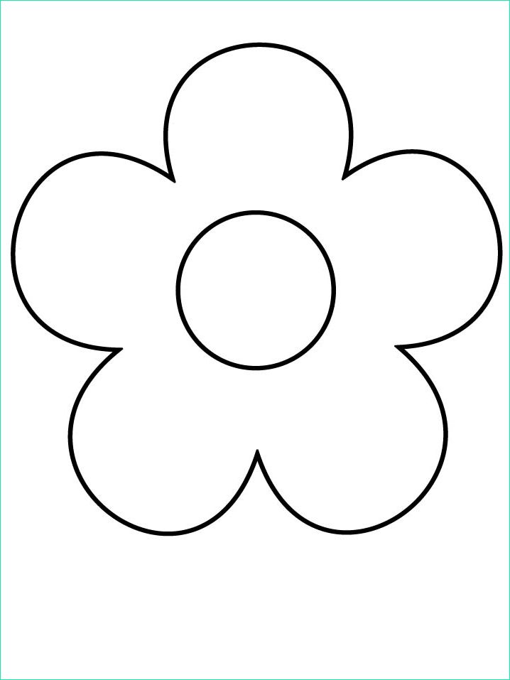 forme simple belle fleur