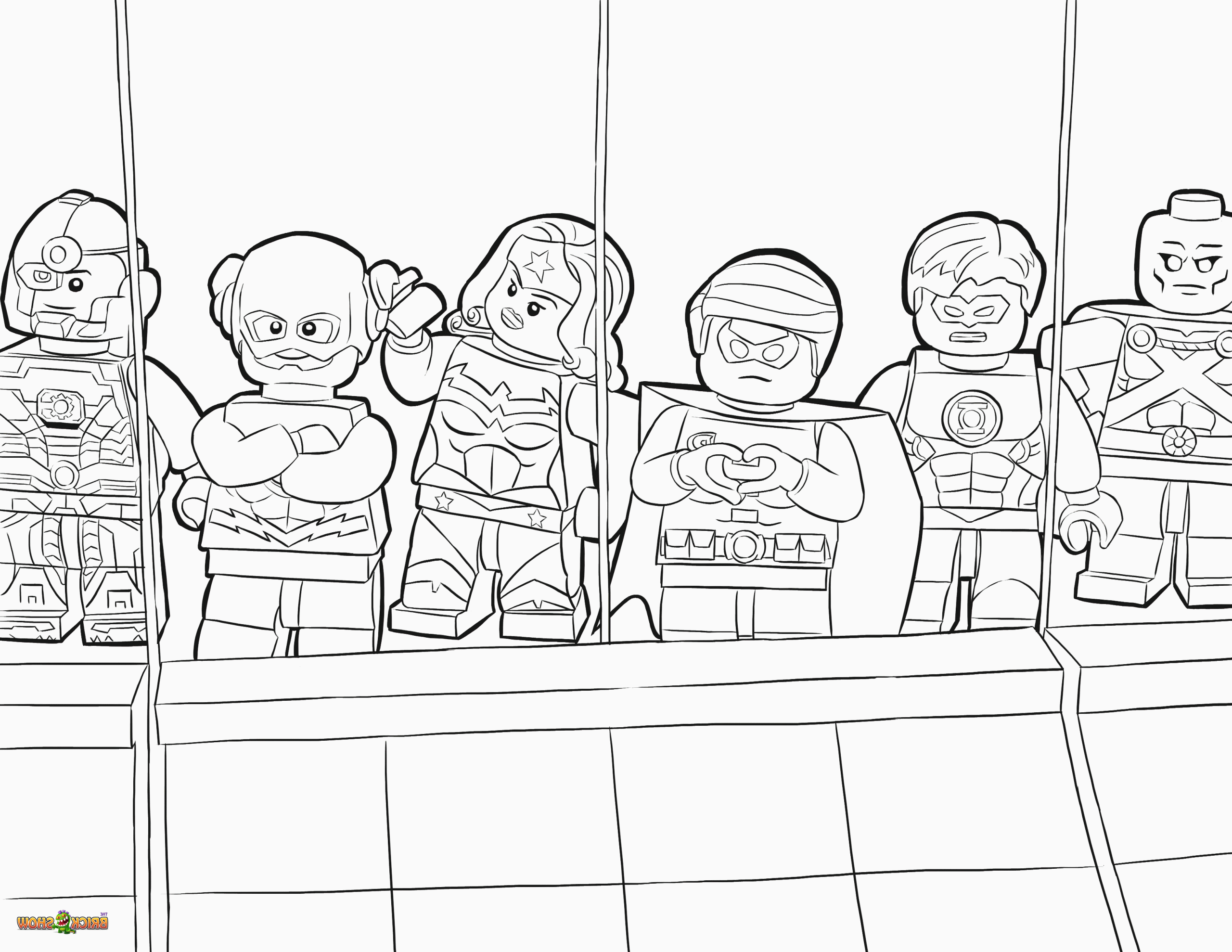 lego justice league coloring pages