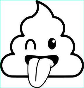 dessin kawaii crotte inspirant images sticker emoji caca cool 57x60cm