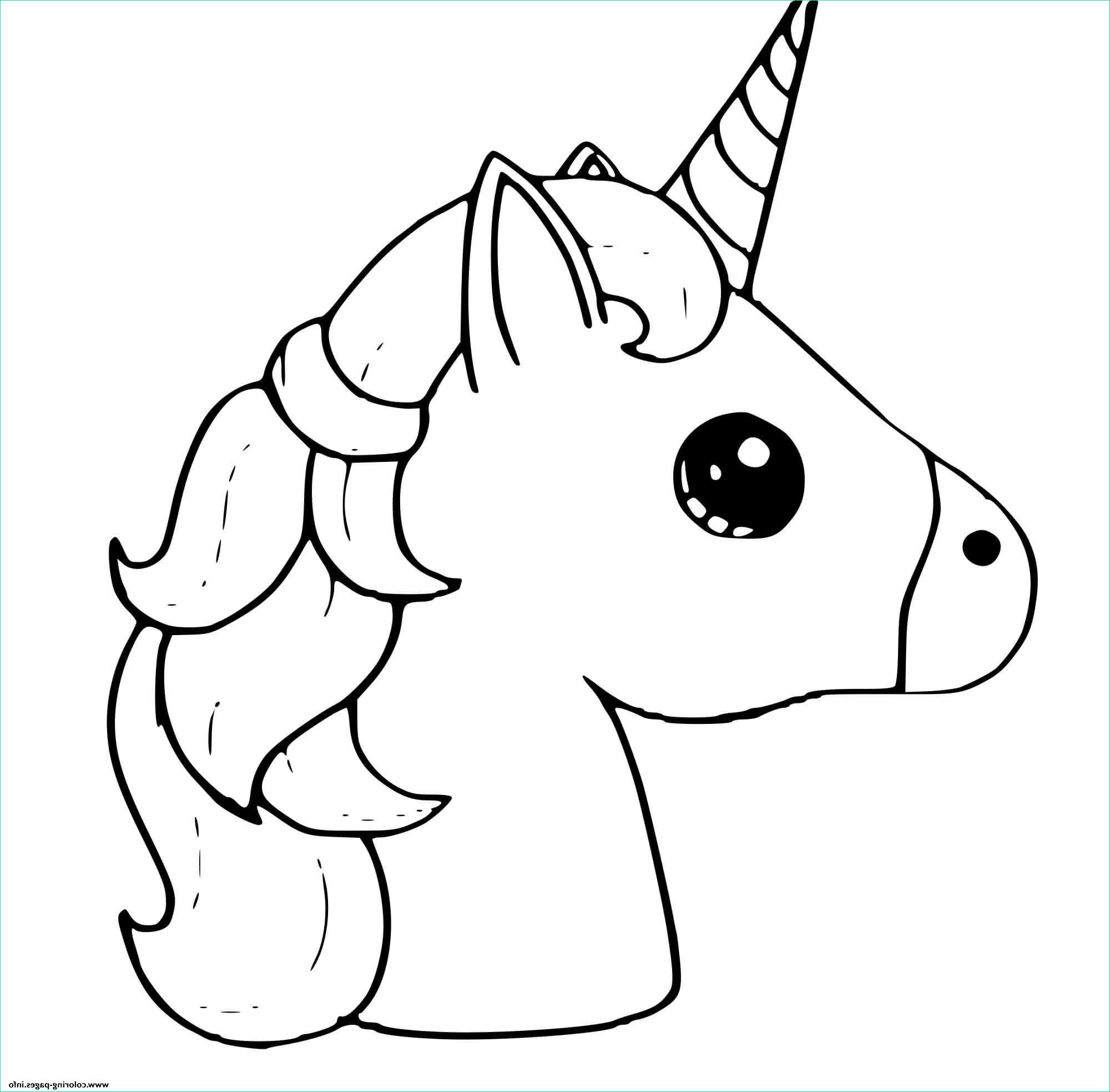 cute unicorn emoji kawaii printable coloring pages book
