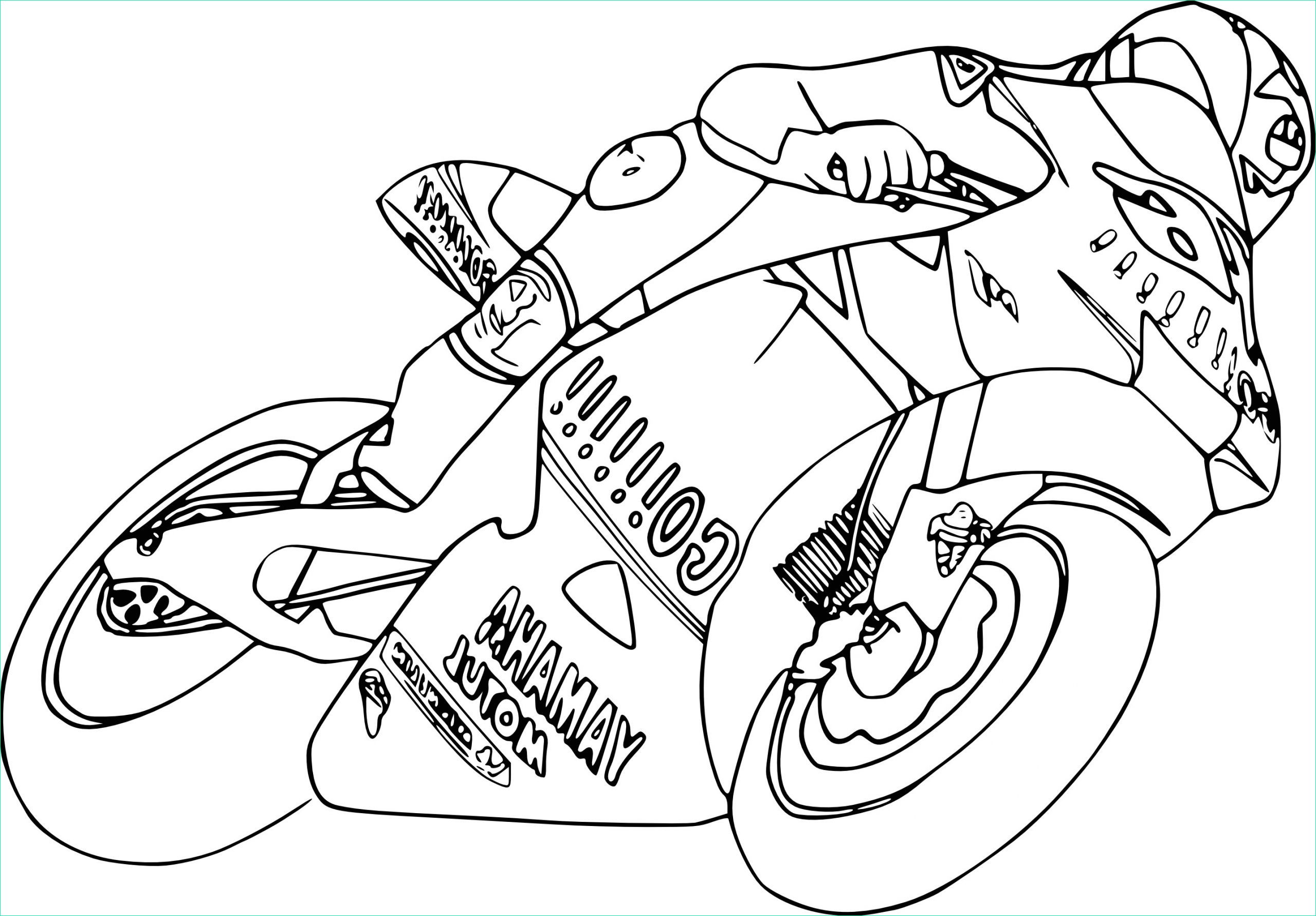 coloriage moto gratuit a imprimer coloriage moto de course a imprimer