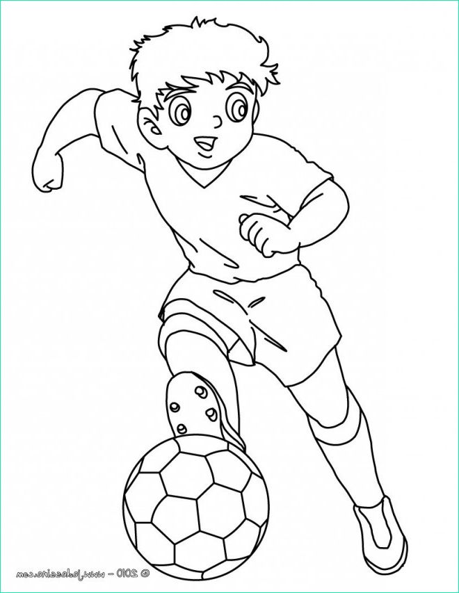 joueur de foot dessin anime