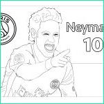 dessin de foot facile elegant stock coloriage joueur de foot neymar jr psg dessin