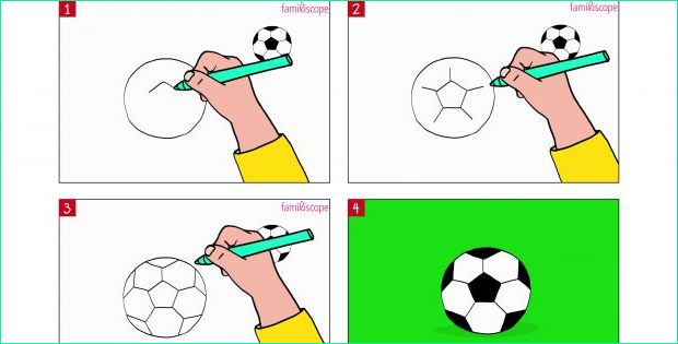 dessin de foot facile unique stock apprendre a dessiner un ballon de foot en 3 etapes