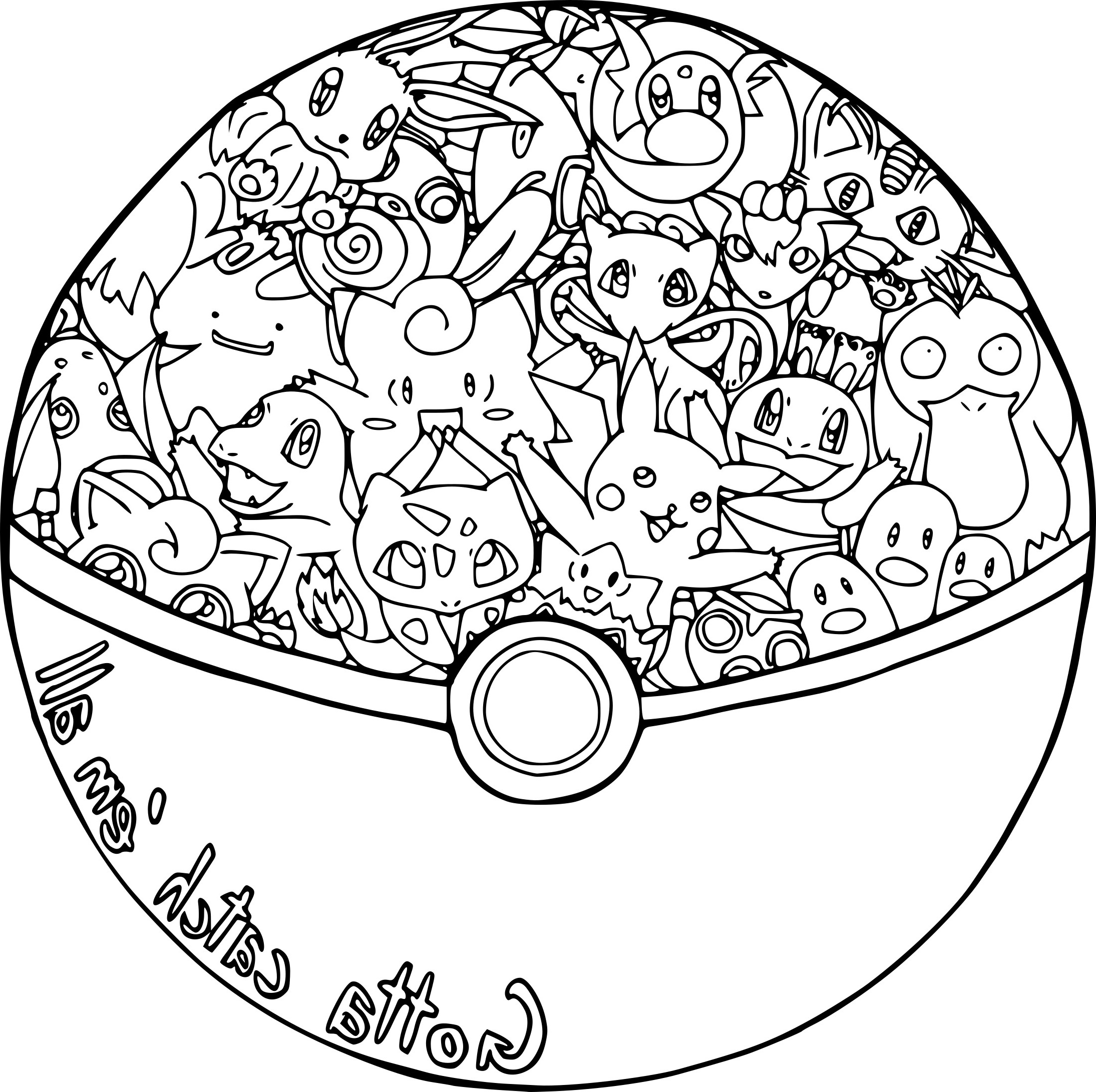 dessin a imprimer pokemon mandala