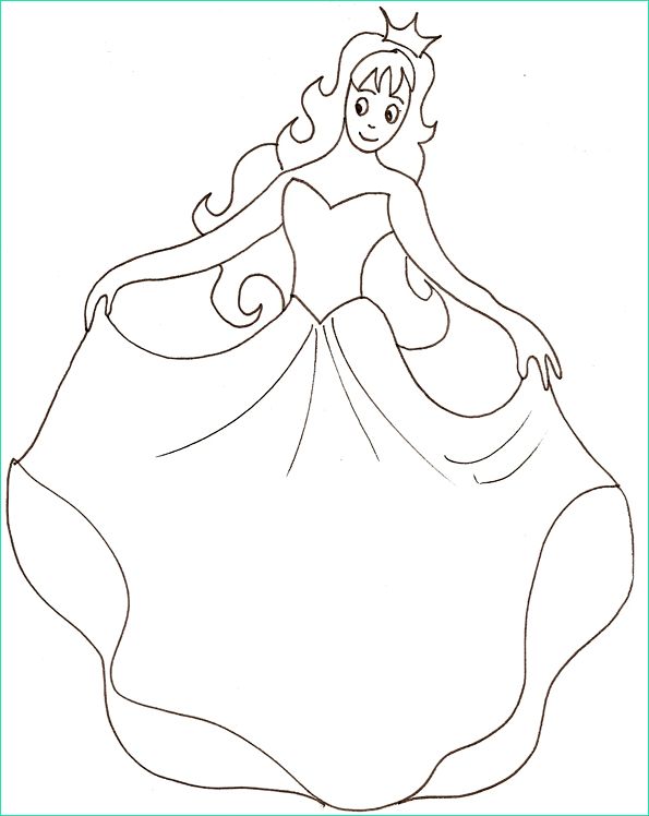 dessin robe princesse