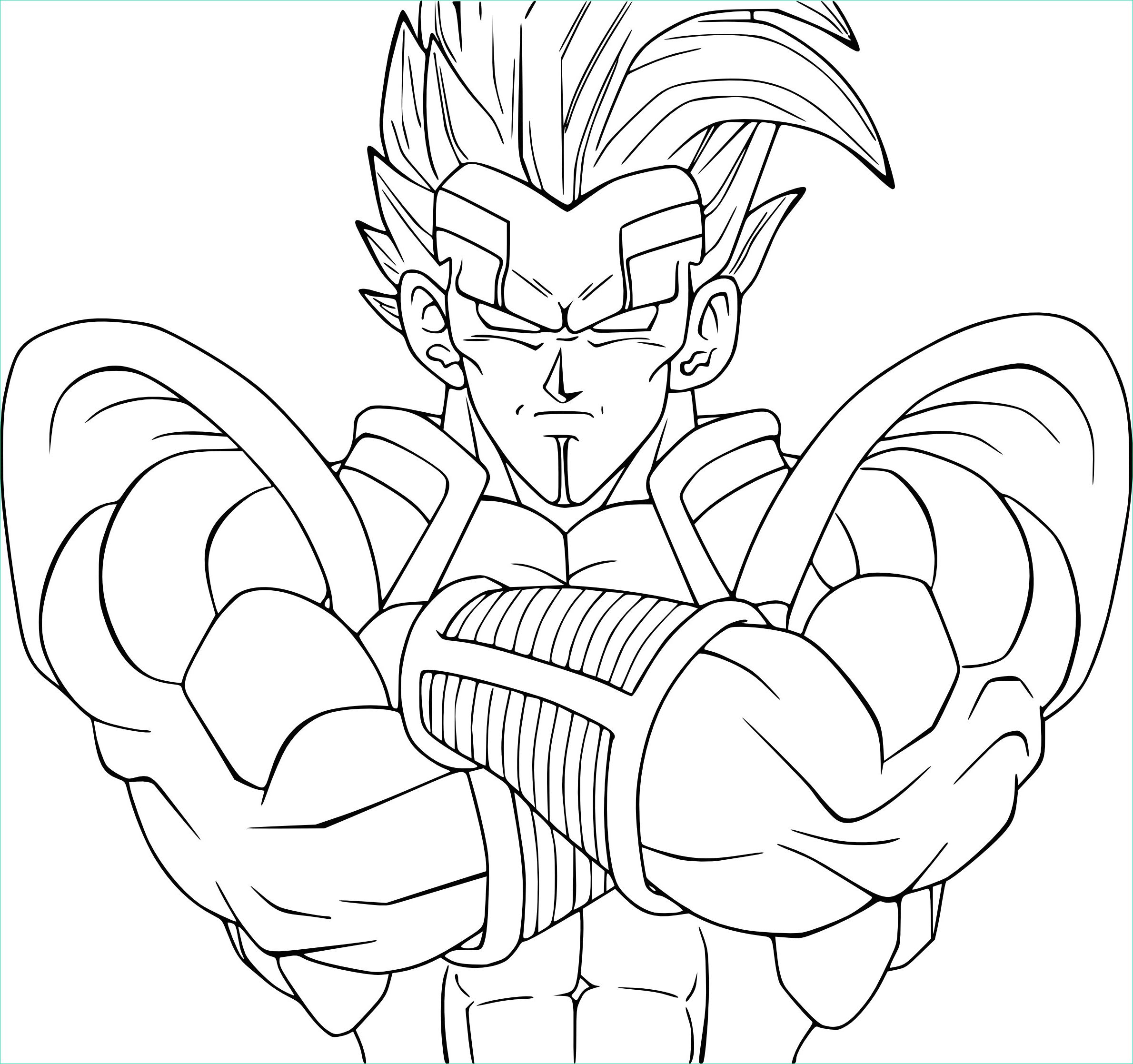 Dessin Super Sayen Impressionnant Galerie Coloriage Dragon Ball Z Sangoku Super Sayen 100