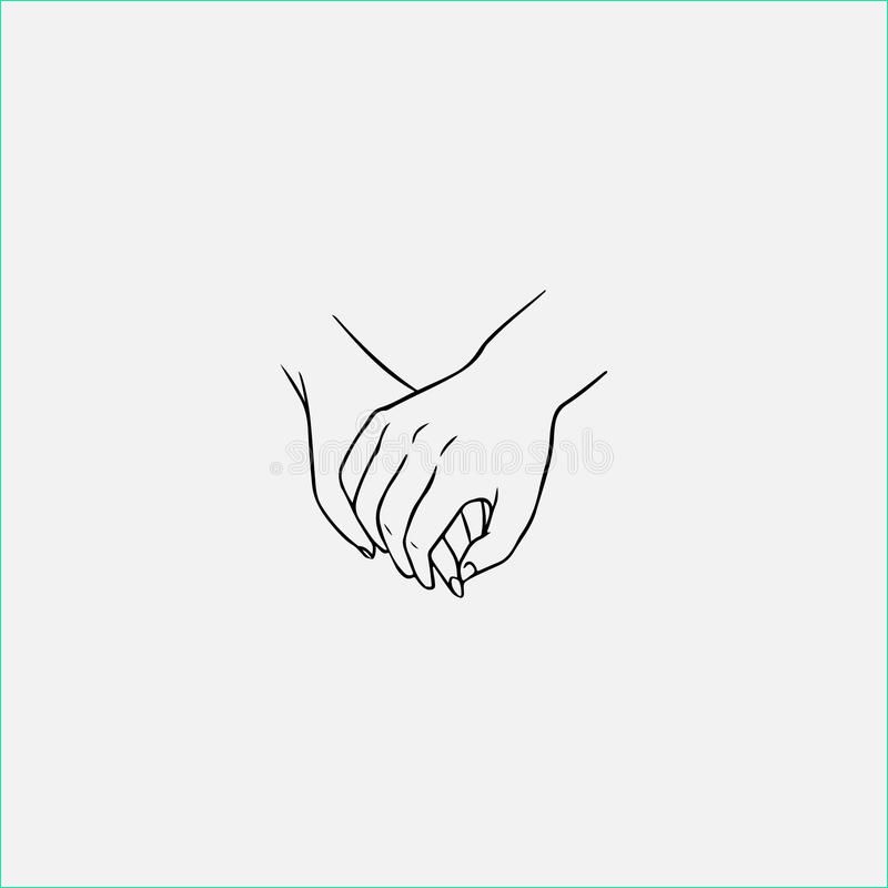 illustration stock dessin juger des mains d isolement fond blanc symbole l amour datation relation étroite intimité du romance image